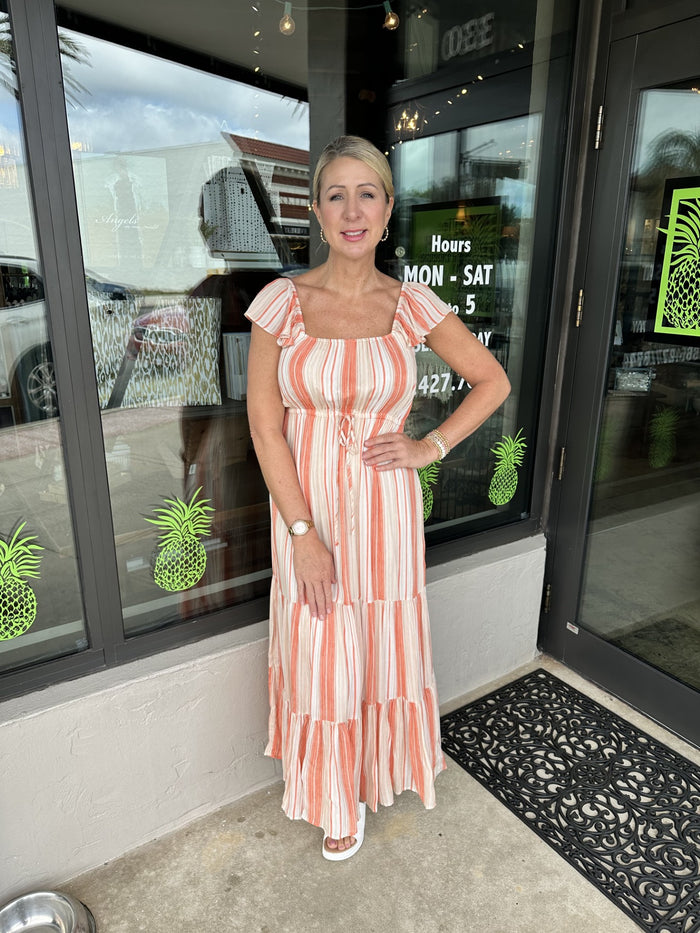 Flutter Sleeve Maxi