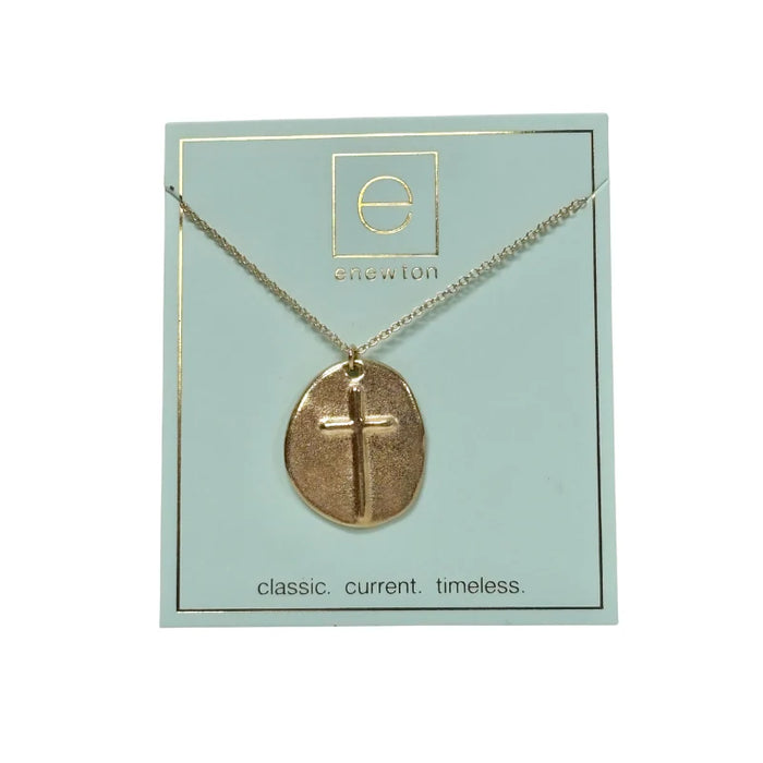 16" Necklace Gold Inspire Charm
