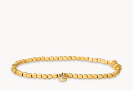 Stretch Oval Gold Bracelet