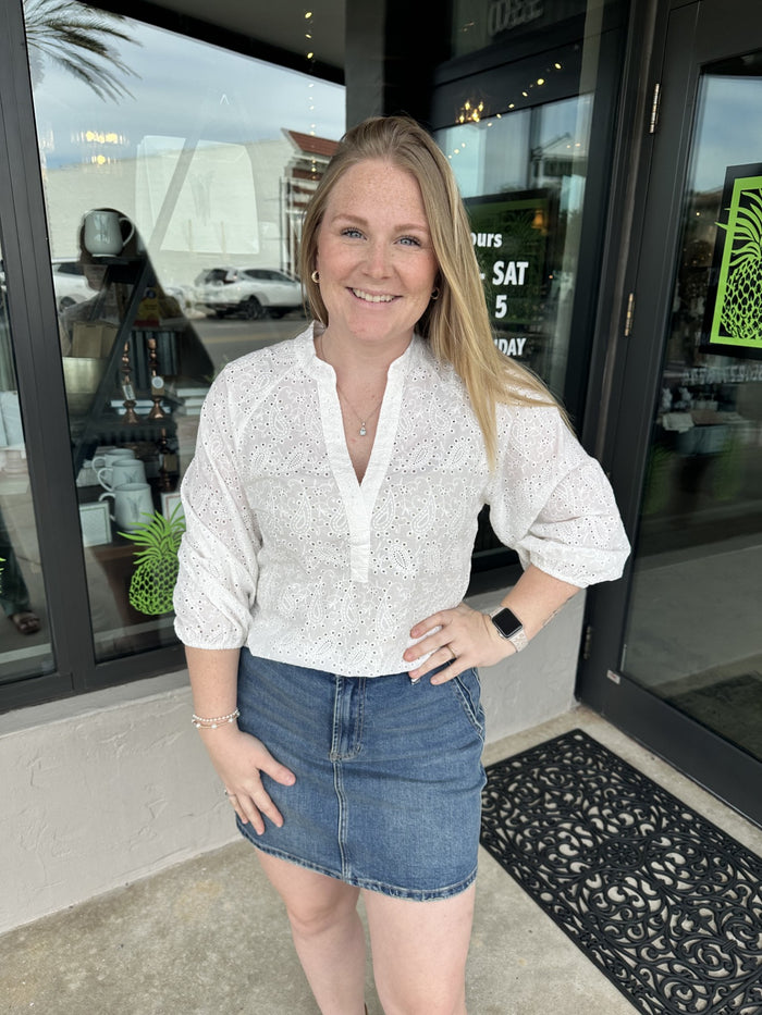 Quinn Denim Skirt