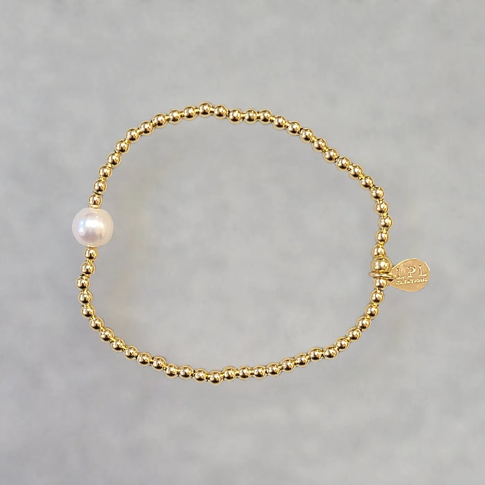 Single Pearl Mini Cala Bracelet