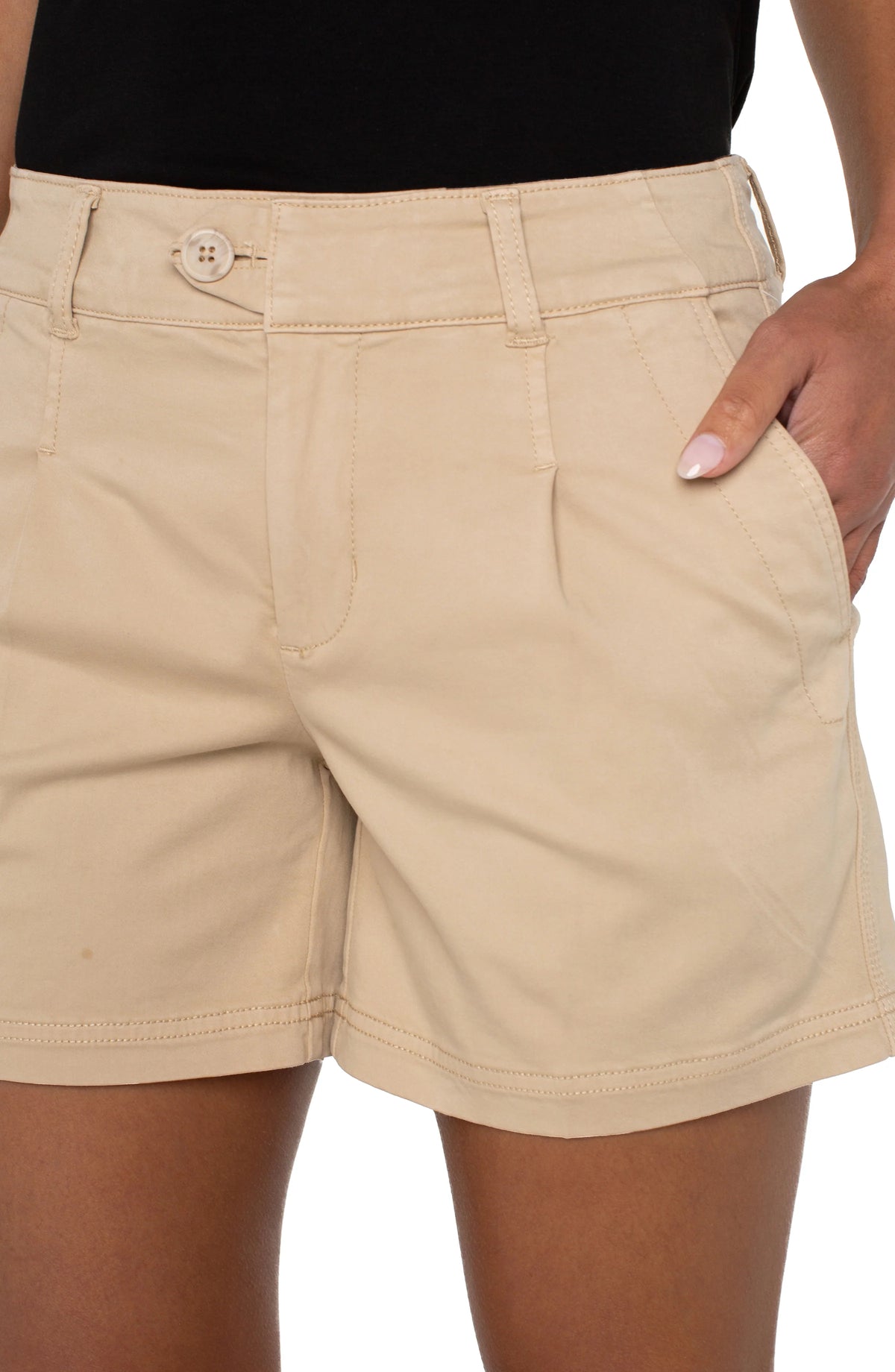 Pleated Trouser Short