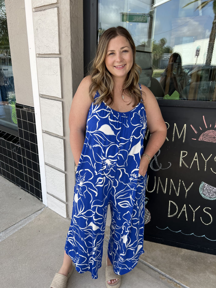 Cala Floral Flared Jumpsuit