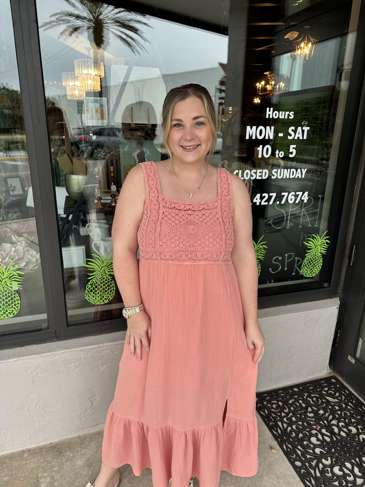 Chasity Embroidery Dress