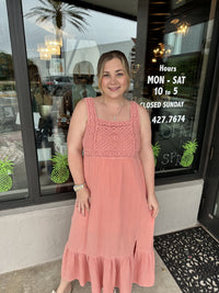 Chasity Embroidery Dress