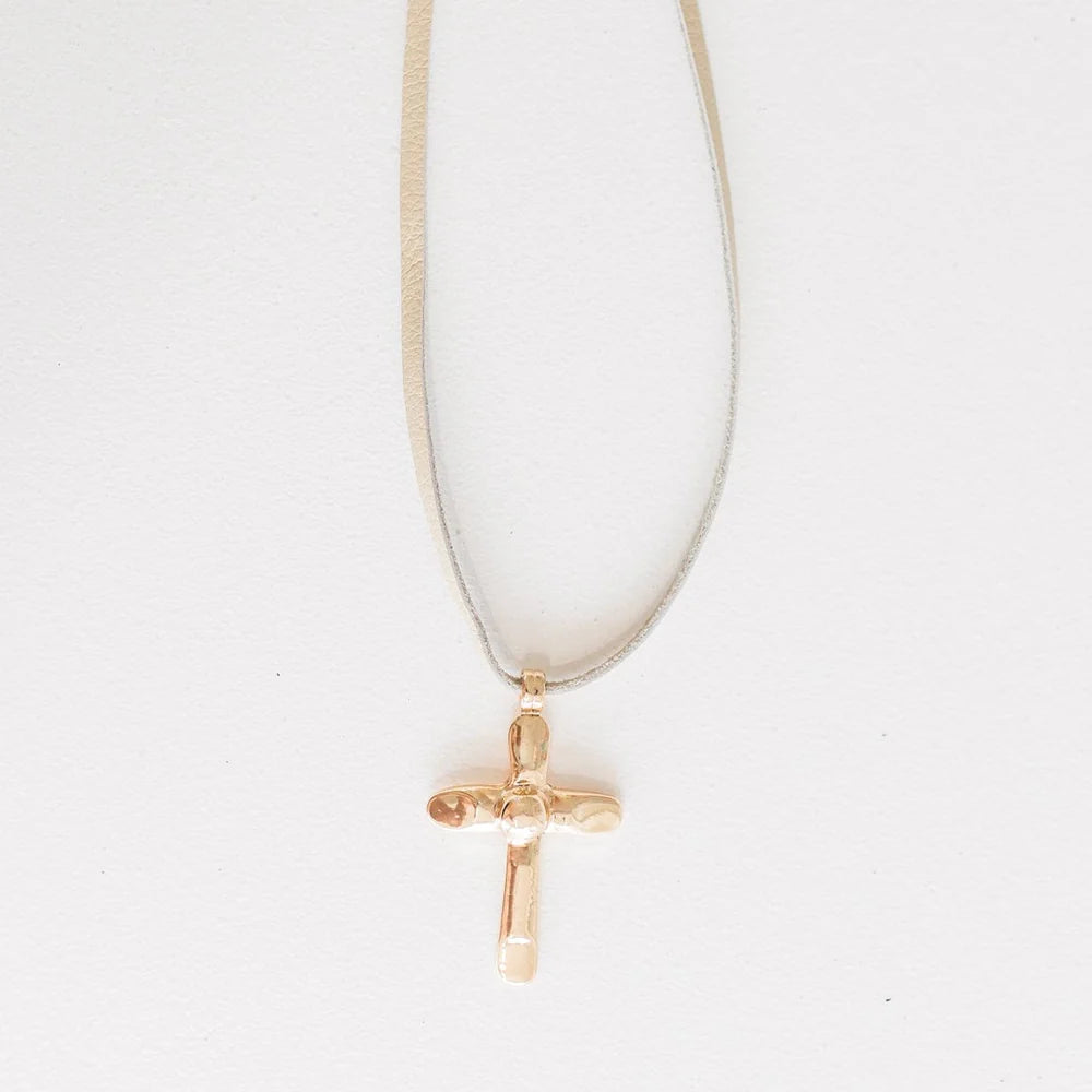 Jade Cross Necklace