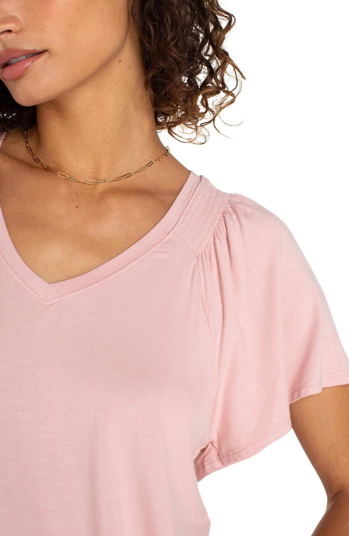 Flutter Sleeve Knit Top