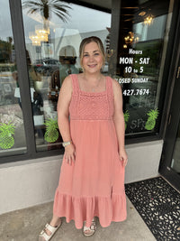 Chasity Embroidery Dress