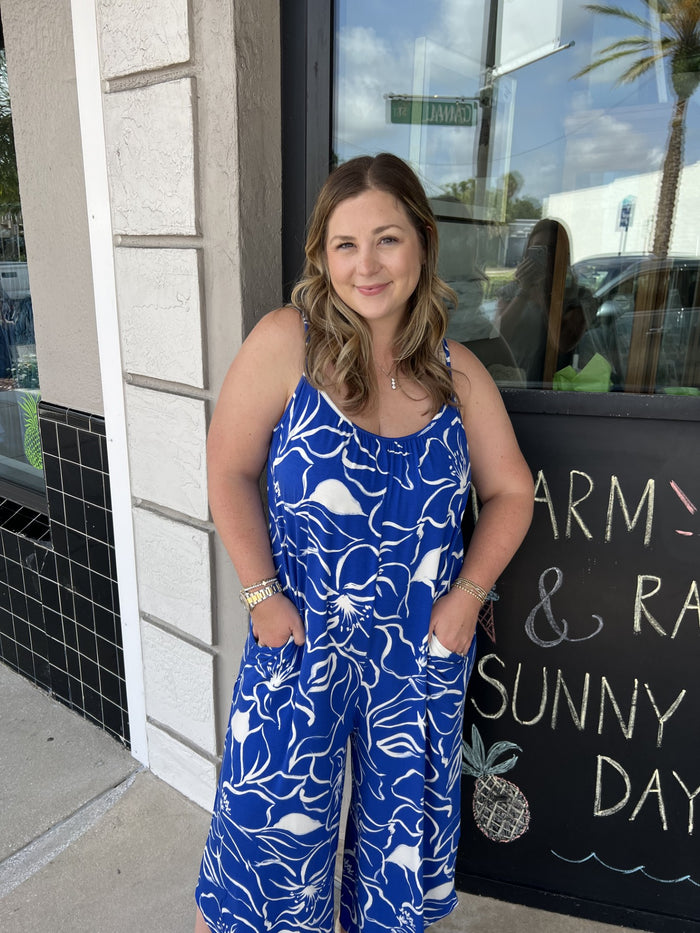 Cala Floral Flared Jumpsuit