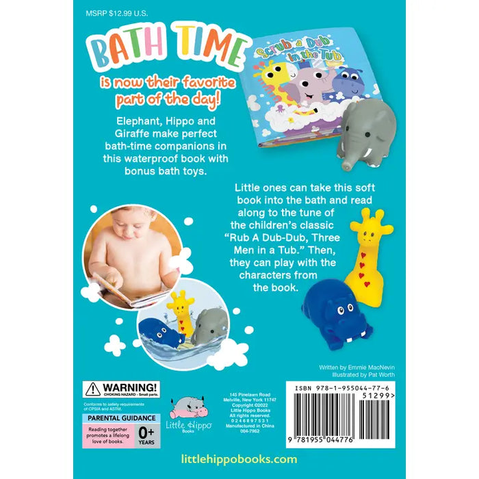Scrub-A-Dub in the Tub Bath Book Toy Set