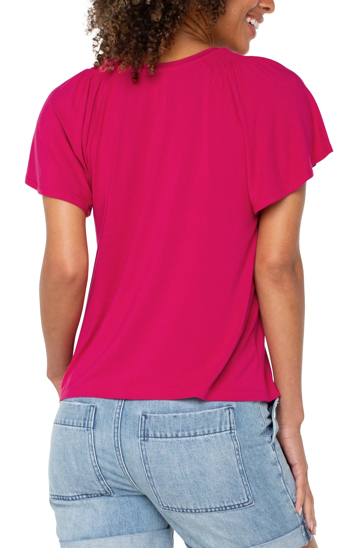 Flutter Sleeve Knit Top
