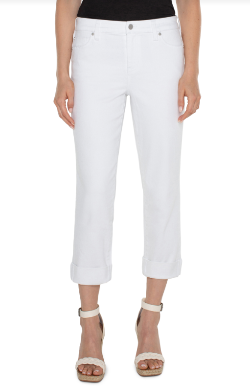 Charlie Roll Hem Crop Jeans
