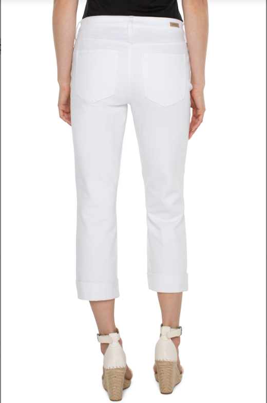 Charlie Roll Hem Crop Jeans