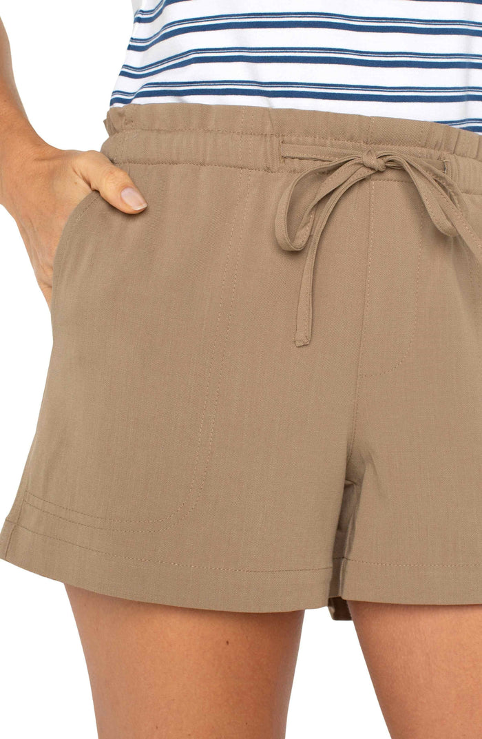 Tie Front Short
