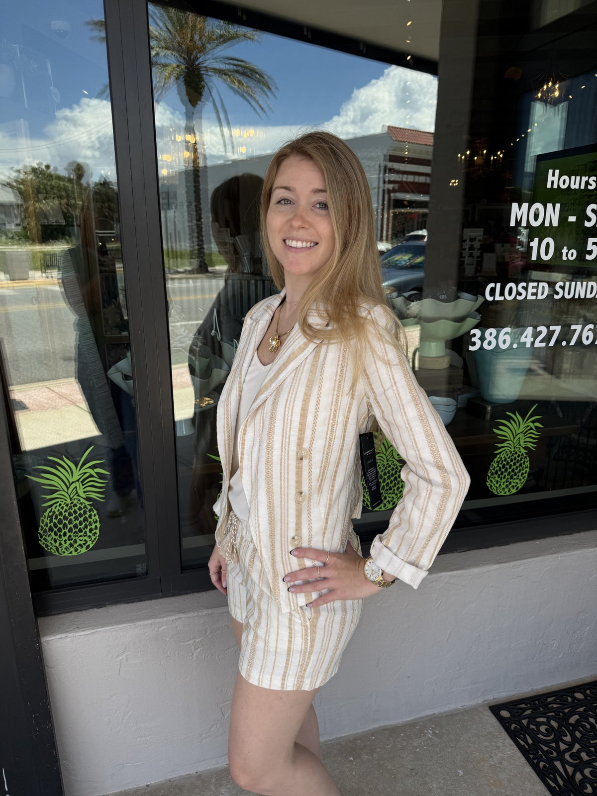 Open Front Blazer