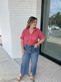 Monaco Crochet Button Up