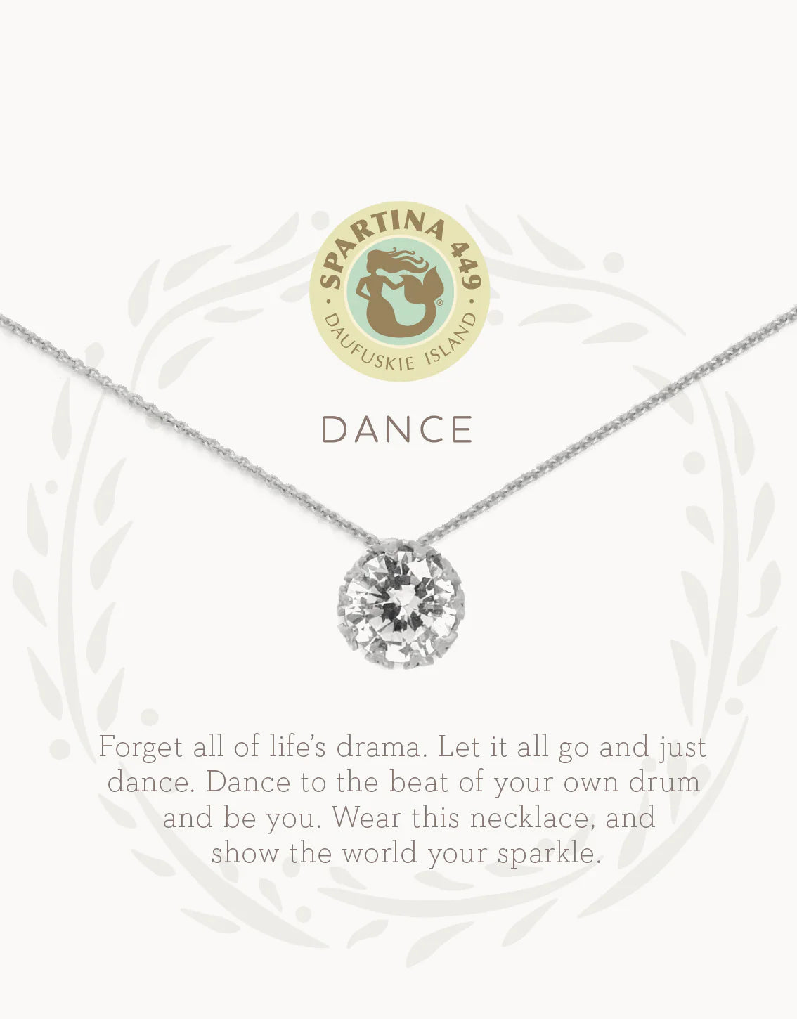 Sea La Vie Dance/Gem Necklace Silver