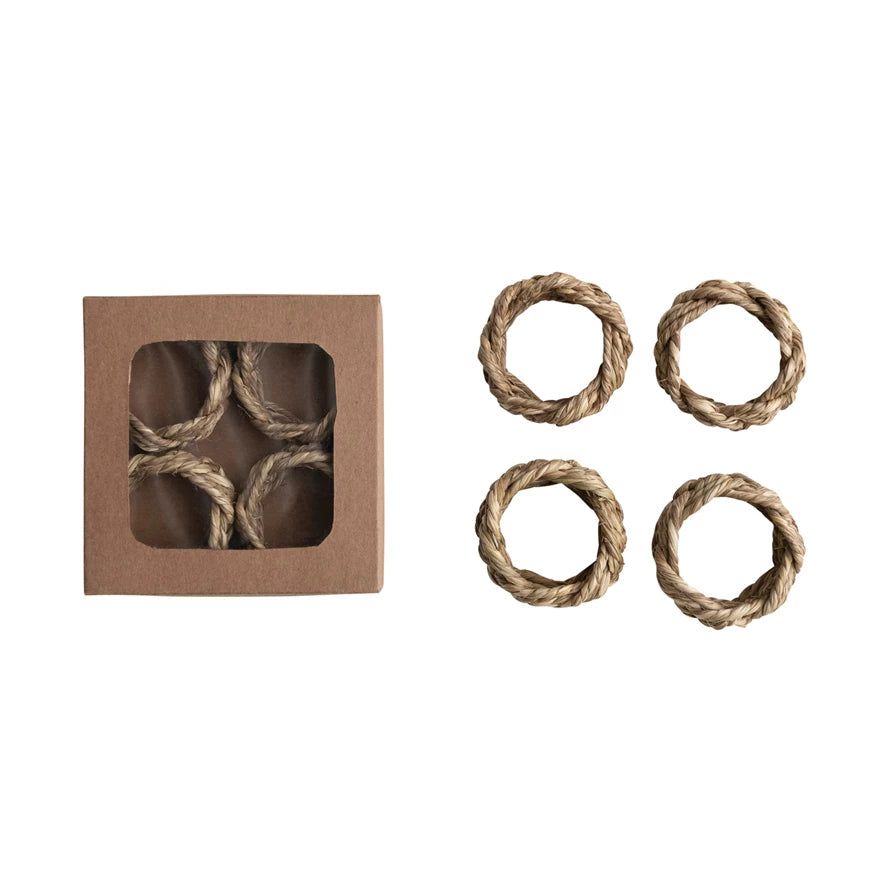 Seagrass Napkin Rings