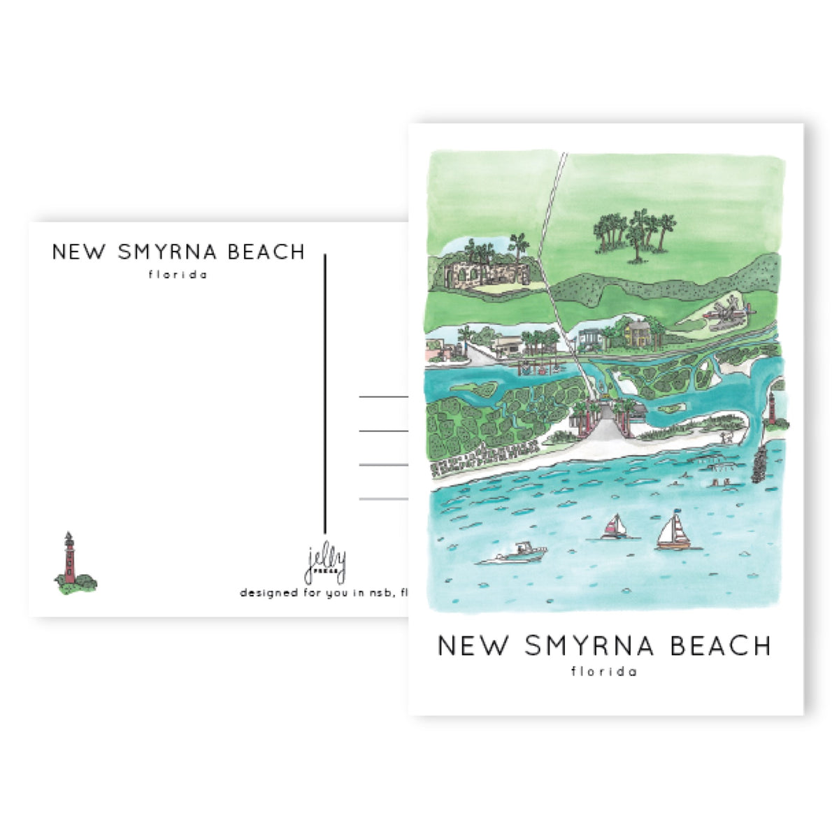 NSB Aerial  Postcard