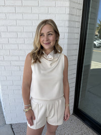Dreamtech Sleeveless Cowl Top
