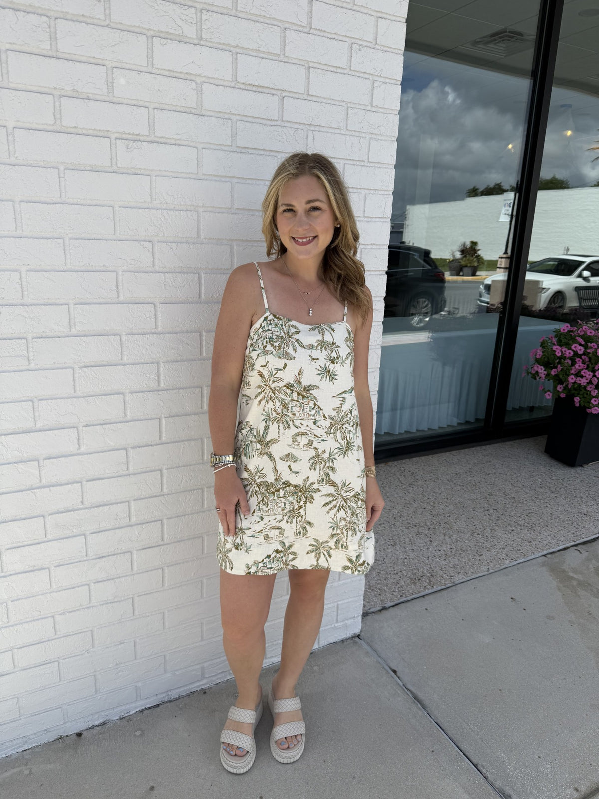 Maude Tiki Tide Mini Dress