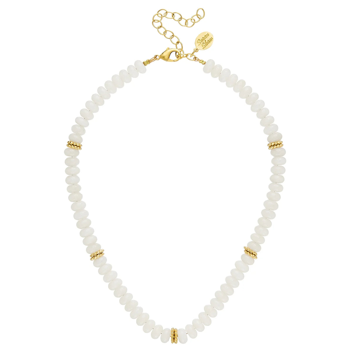 Lolly White Jade Necklace