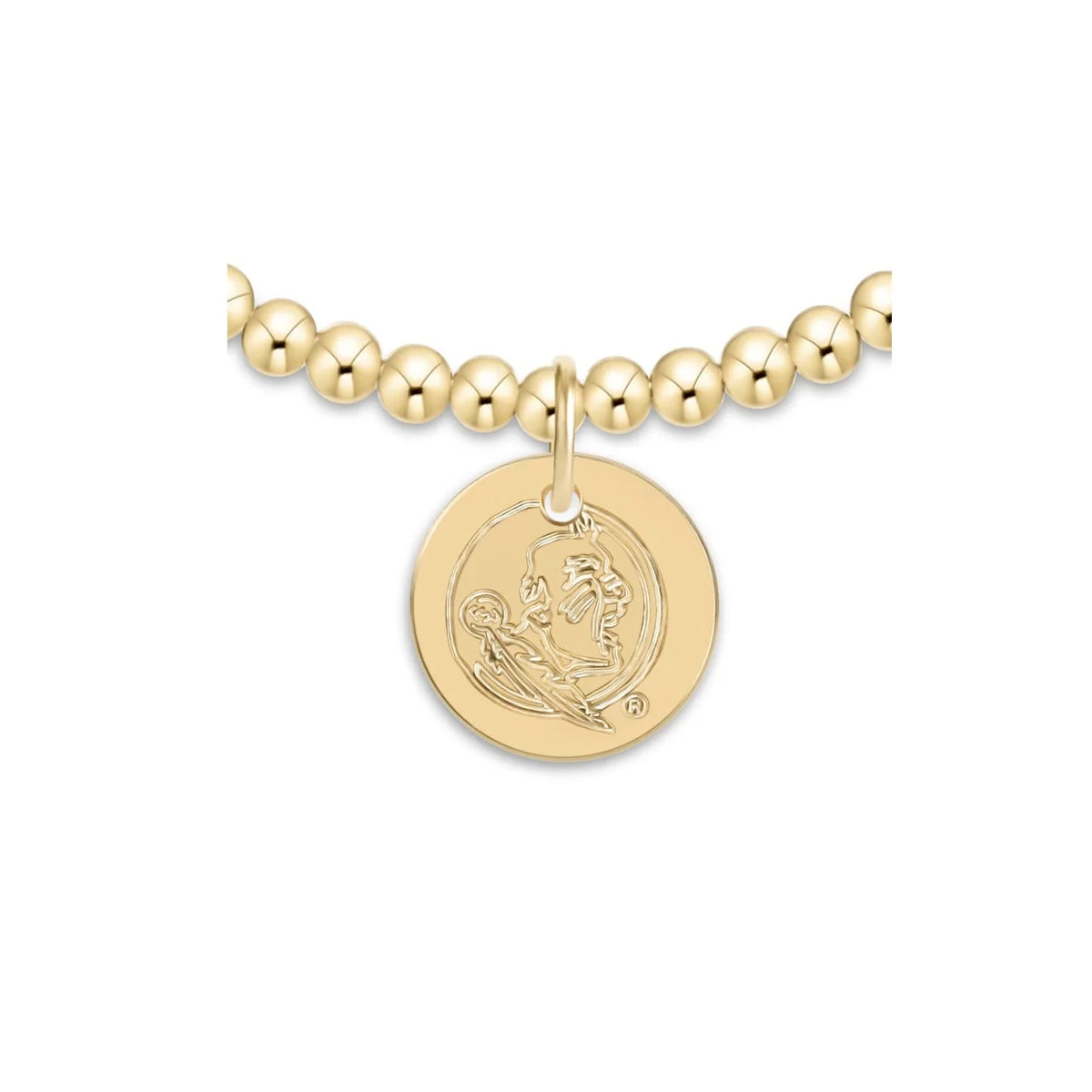 Ecollegiate Classic Gold 3mm Bracelet - FSU