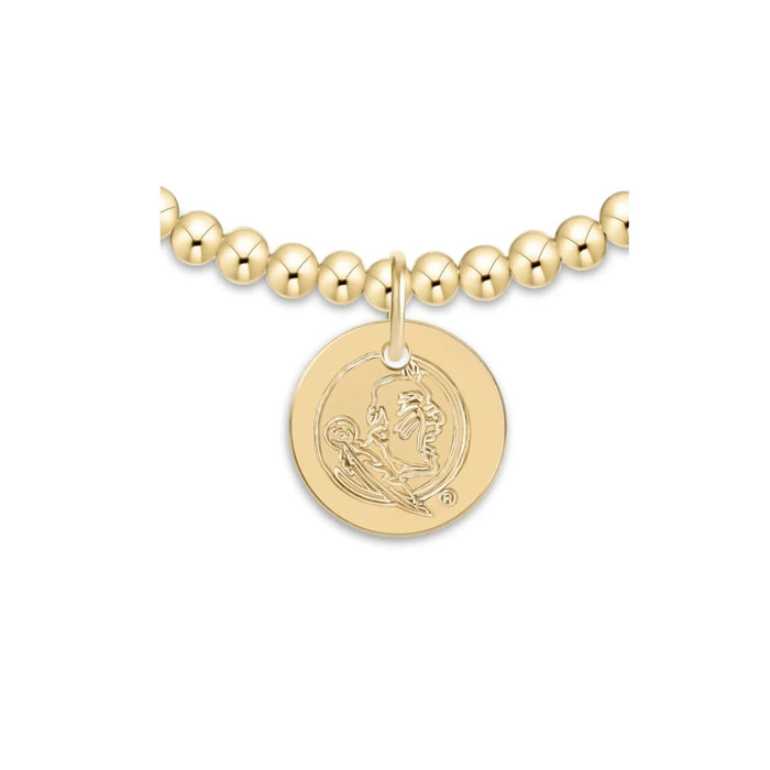 Ecollegiate Classic Gold 3mm Bracelet - FSU