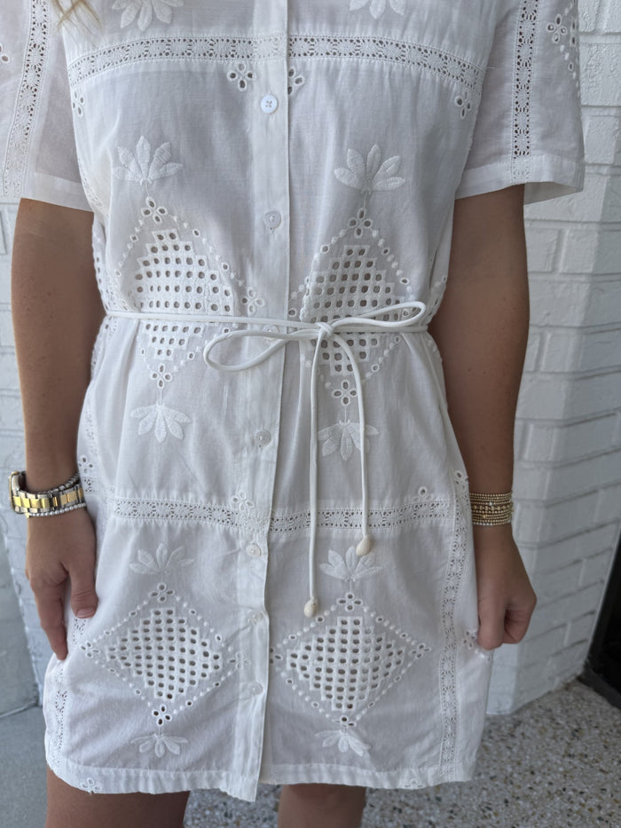 Annabelle Eyelet Dress
