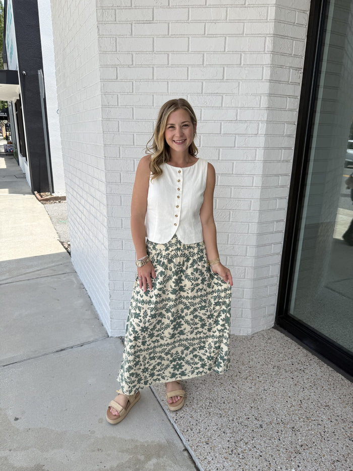 Leya Paisley Skirt