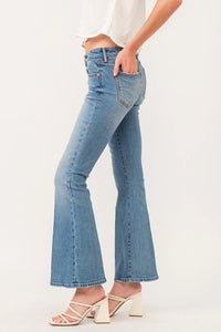 Rosie Mid Rise Flare Jeans Collister