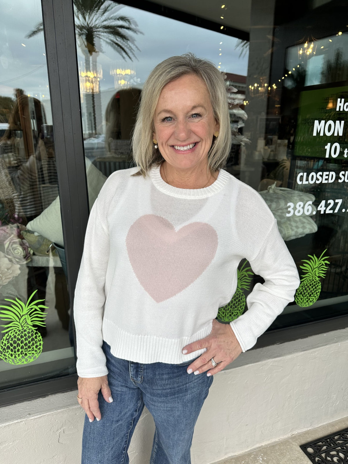 Sienna Heart Sweater