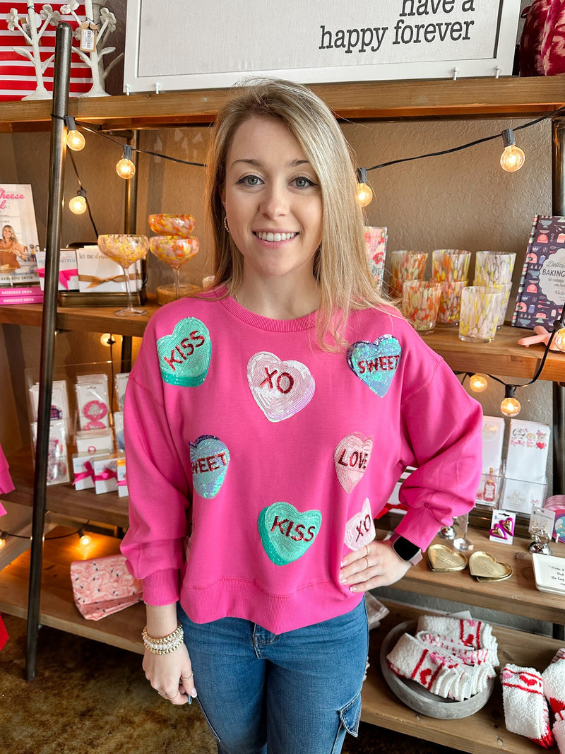 Candy Hearts Sweatshirt