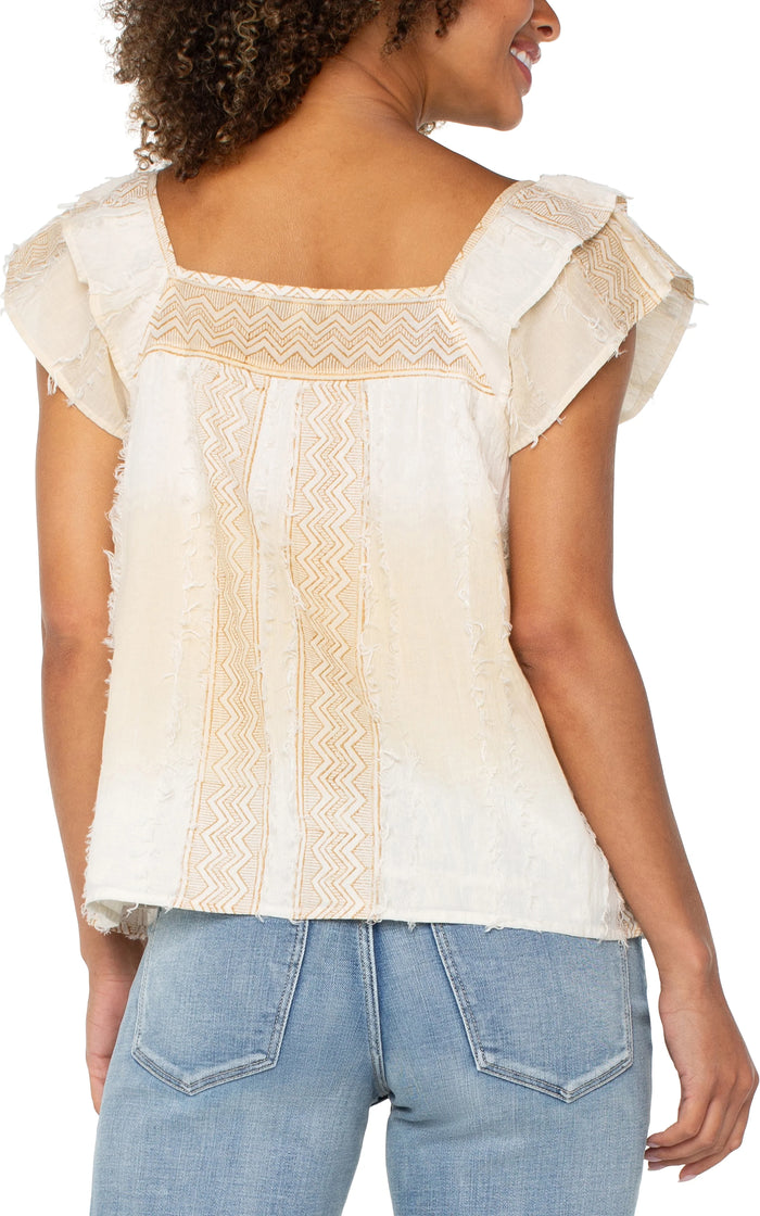 Short Sleeve Square Chevron Stirpe