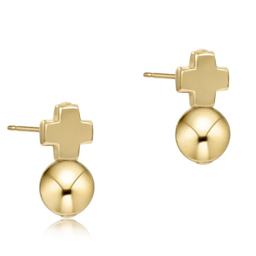 Signature Cross Gold Stud Gold