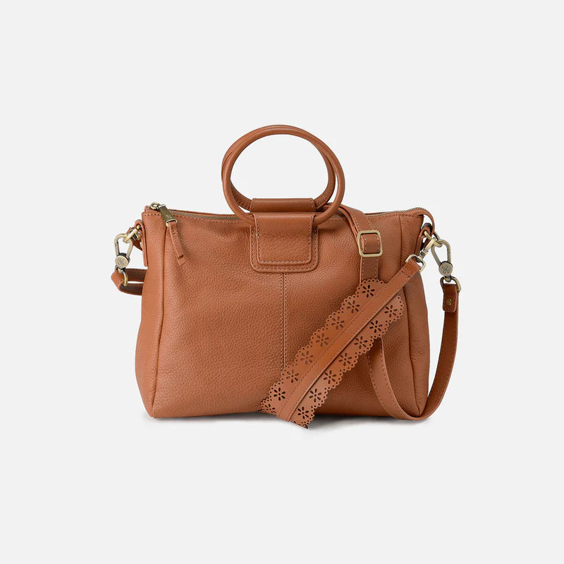 Sheila Medium Satchel Warm Honey