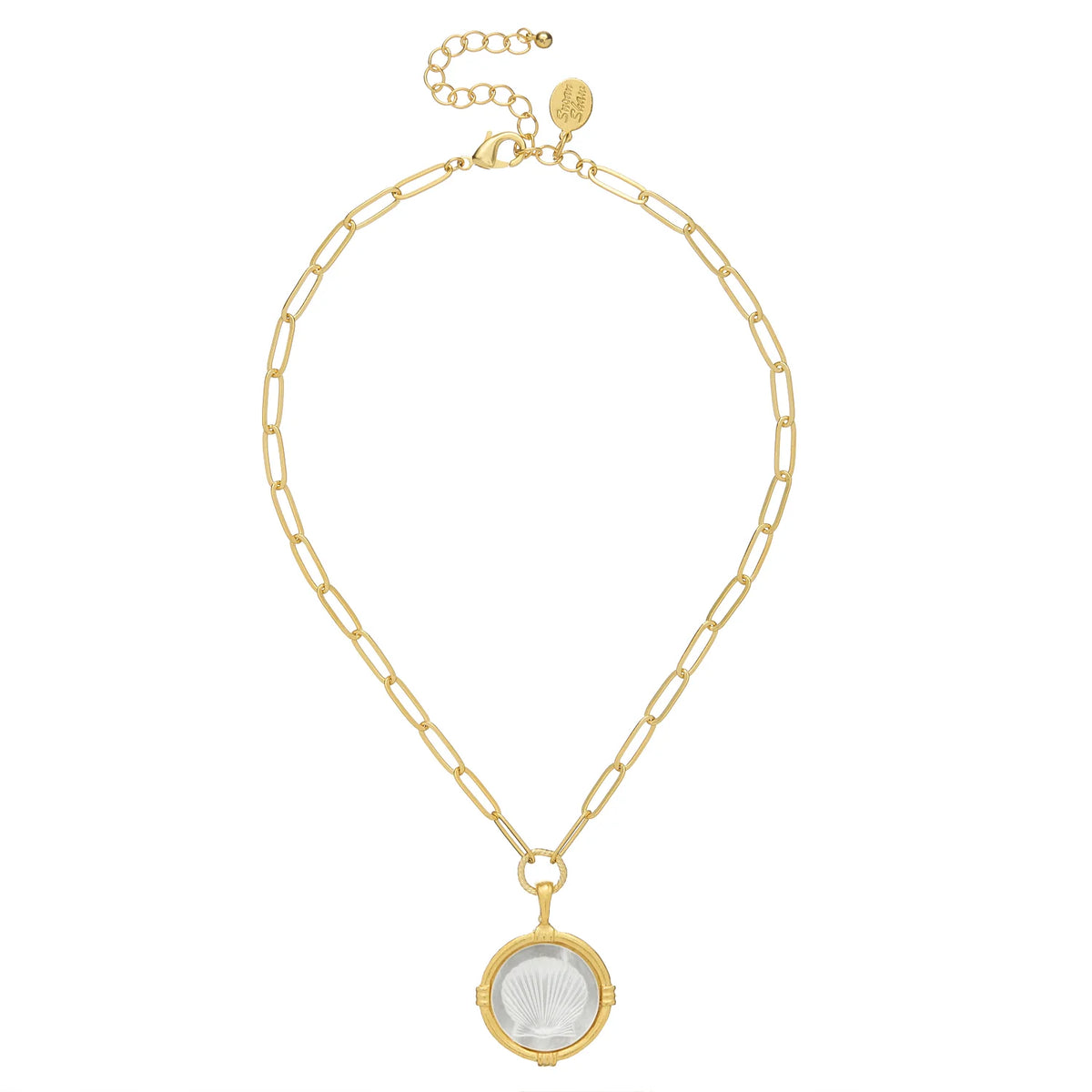 Mother of Pearl Seashell Necklace