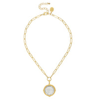 Mother of Pearl Seashell Necklace