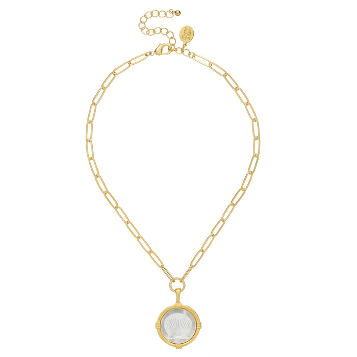 Mother of Pearl Seashell Necklace