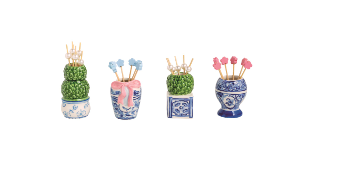 Topiary Toothpick Holder