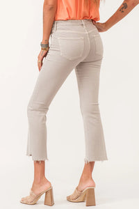 Jeanne High Rise Flare Jeans Quartzite