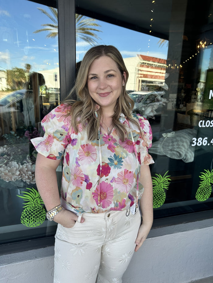 Pastel Daisy Top