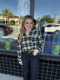 River Plaid Button Up