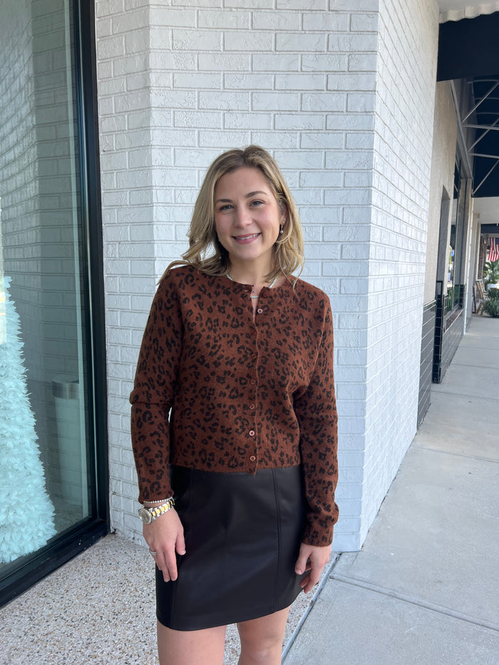 Medina Leopard Cardigan