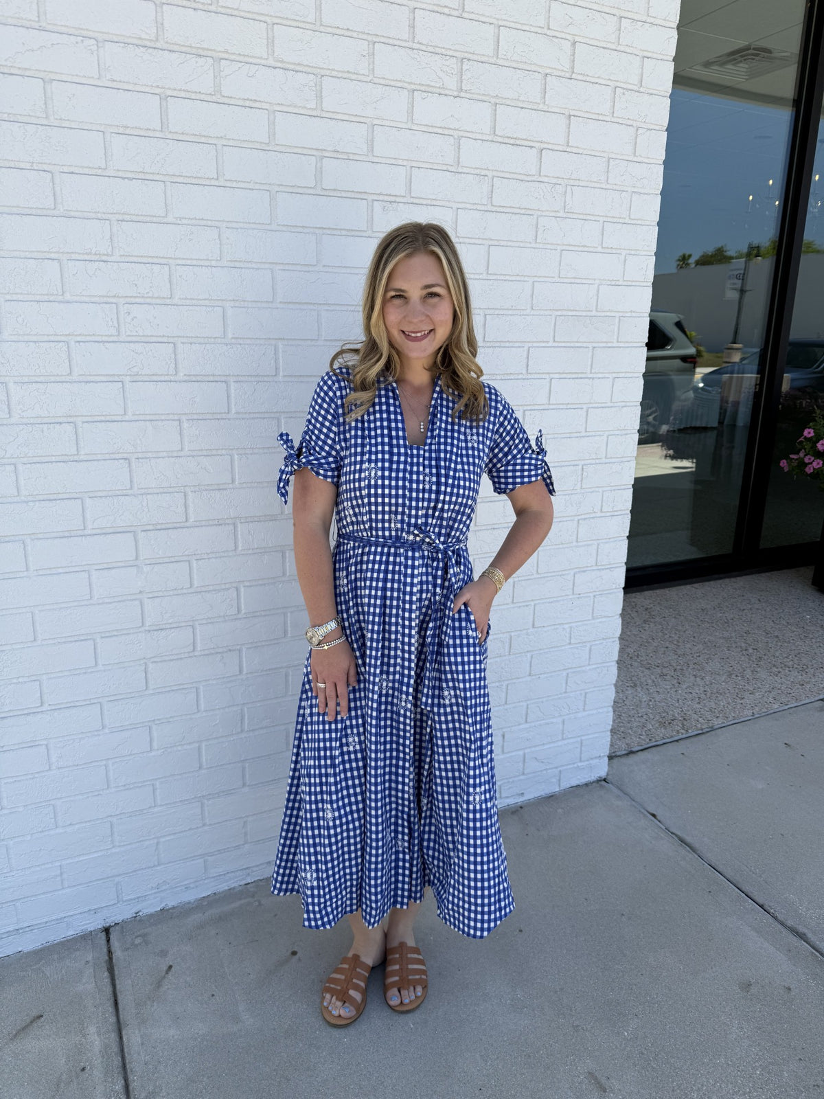 Azure Midi Dress