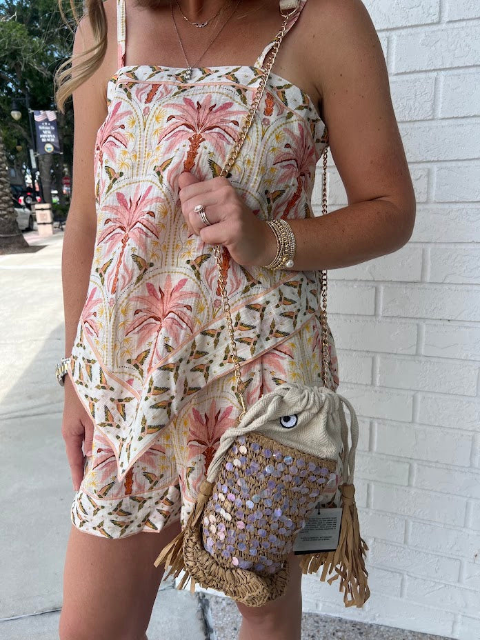 Ocean Whimsy Fish Bag