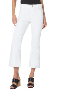 Gia Glider Crop Flare Bright White