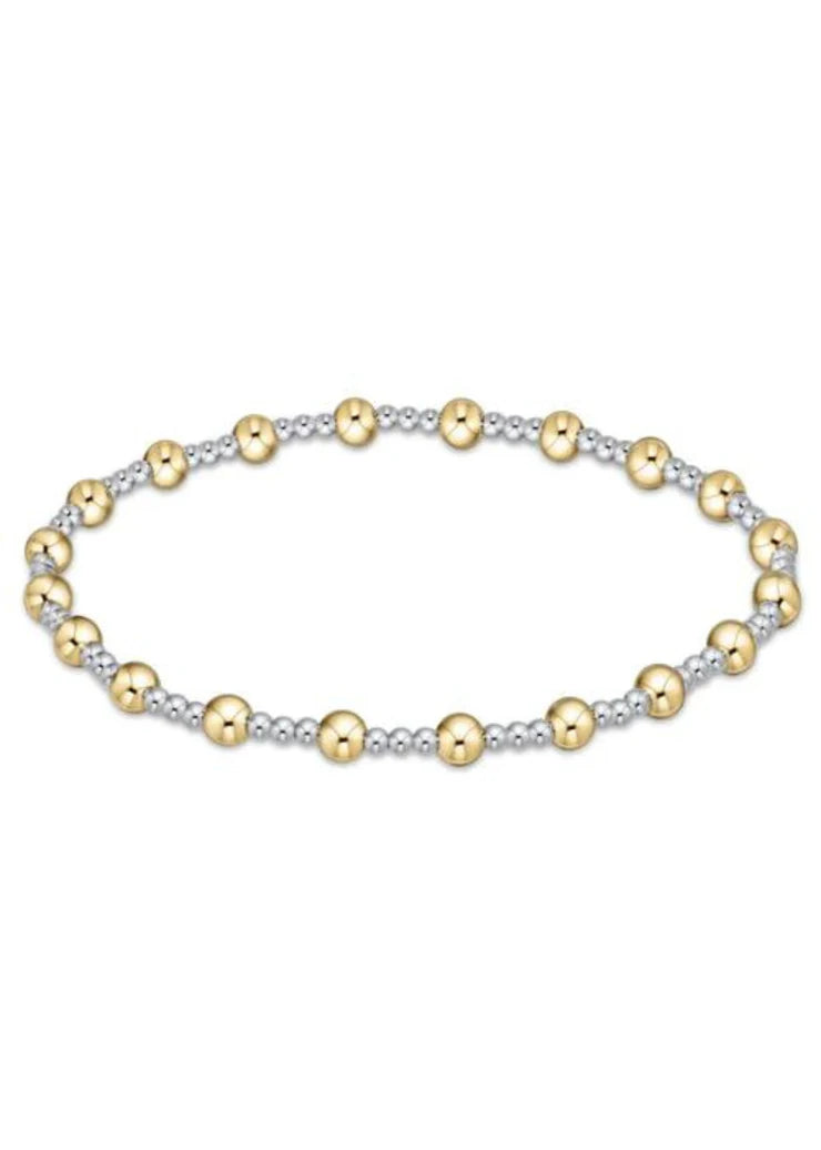 Classic Sincerity 4mm Mixed Metal Bracelet