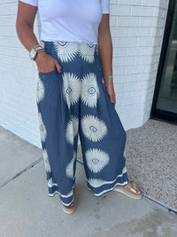 Abstract Flowy Pant