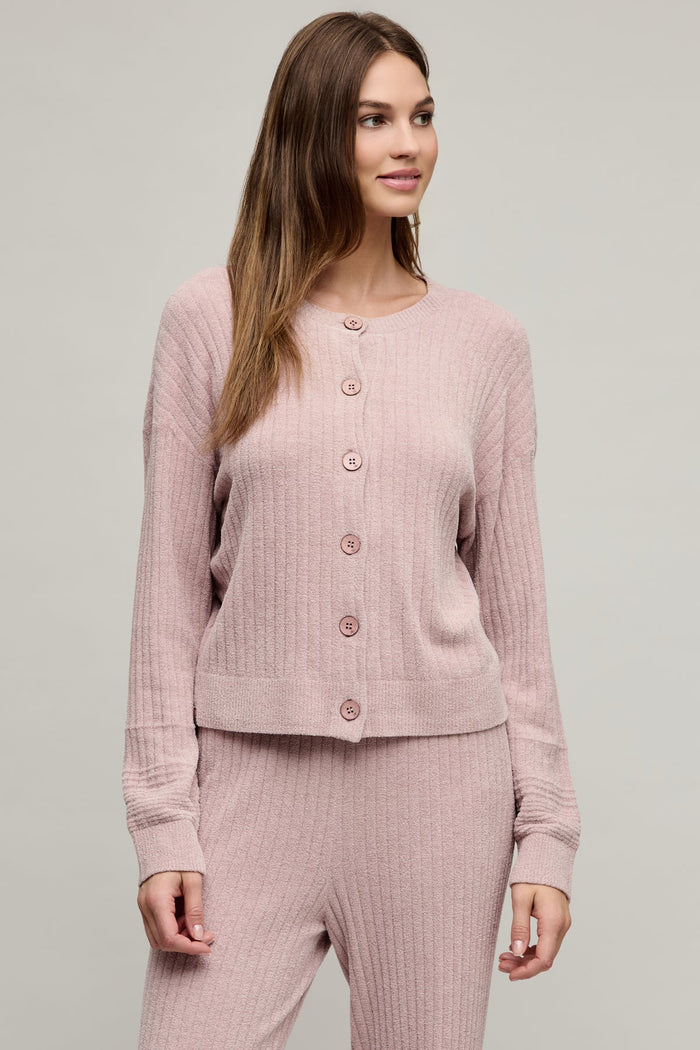 Rib Cardigan